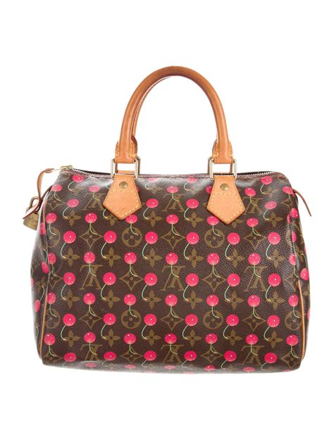 louis vuitton cerise speedy 25 takashi murakami cherry monogram handbag